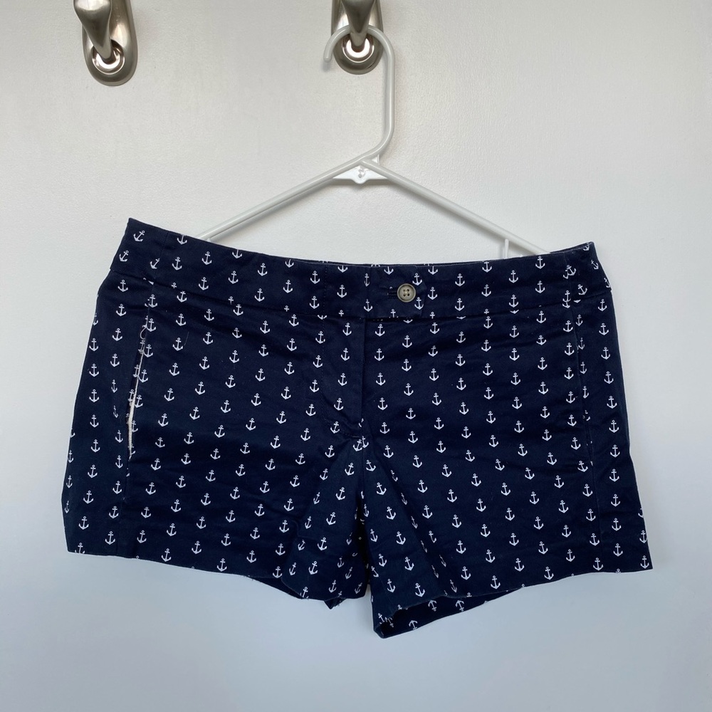 J. Crew navy anchor shorts